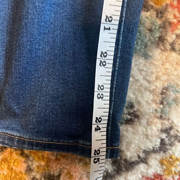 Madewell Dark Blue Skinny Jeans - 10 inch high rise skinny, 26P - Picture 4 of 6